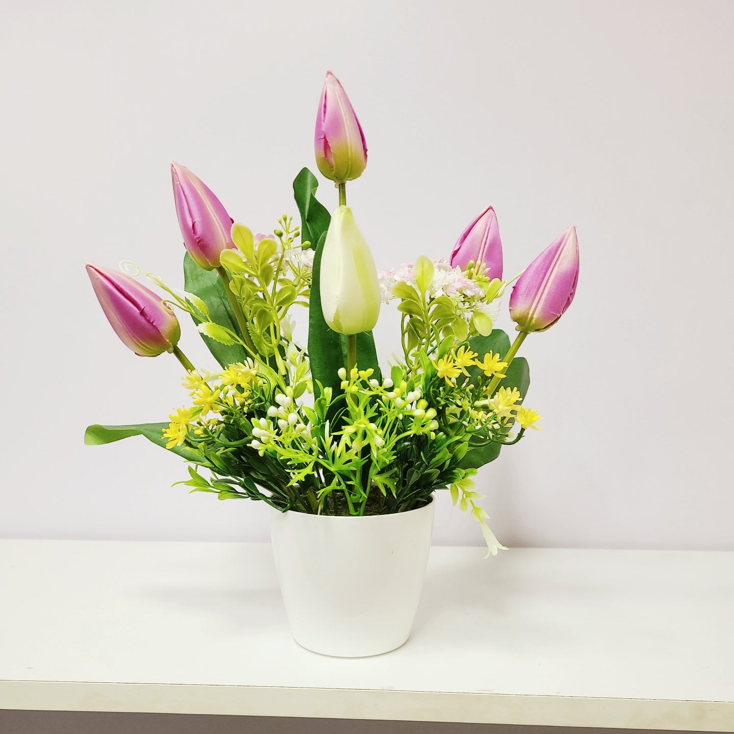 Artificial Tulips Mid Flower Arrangements