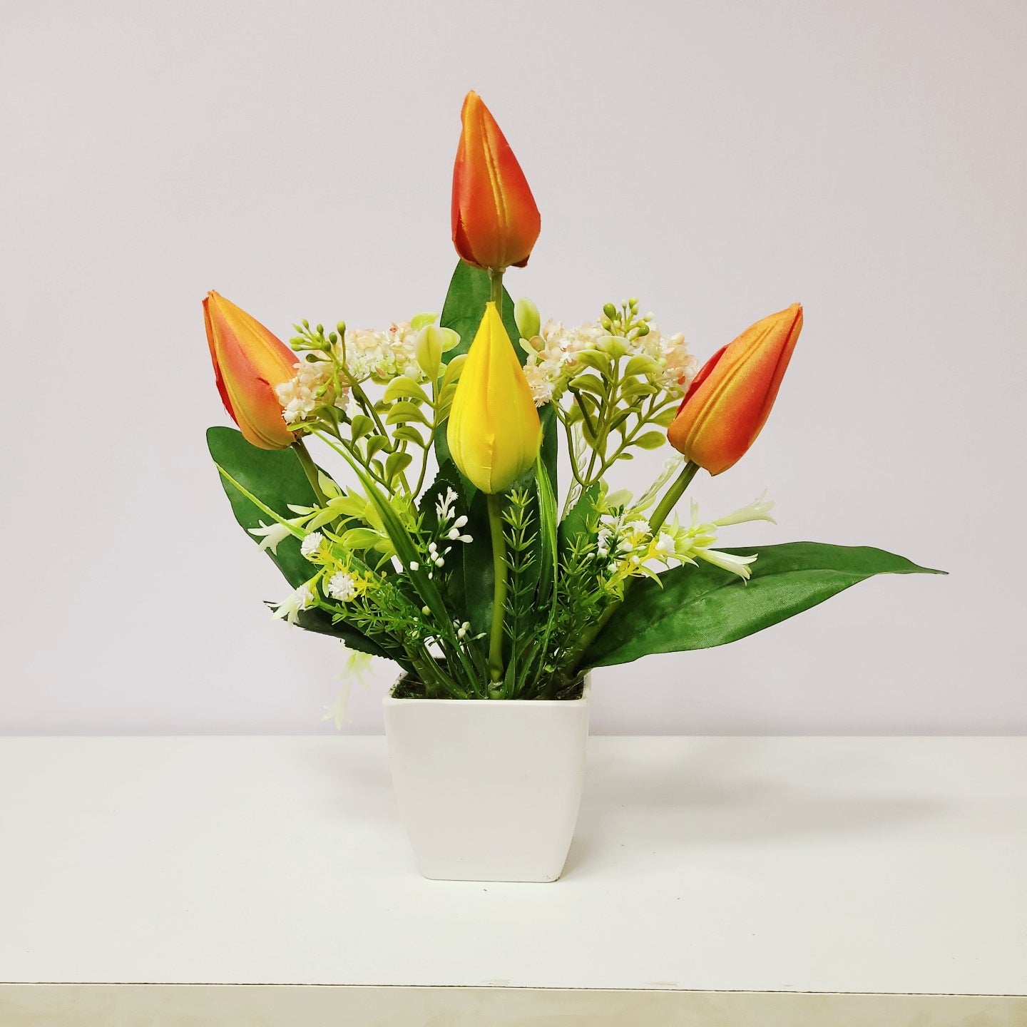 Artificial Tulip Flower Arrangements